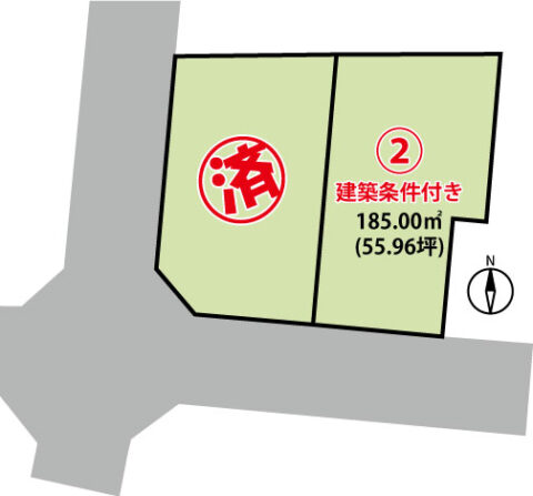 長野市神明 2区画分譲