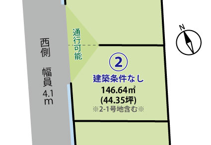 長野市大字川合新田　4区画分譲