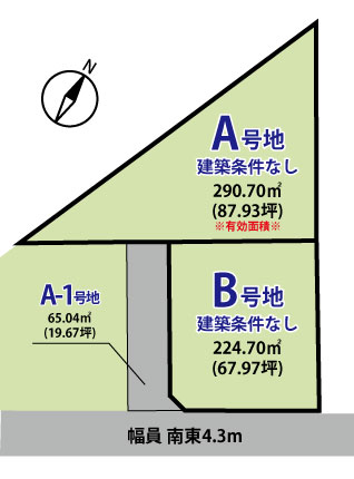 ガーデンパーク屋代高校駅前2期　2区画分譲