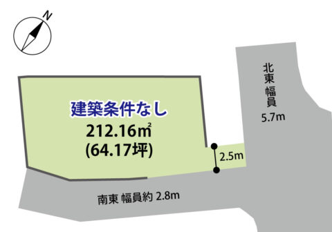 長野市松代町東寺尾 単区画