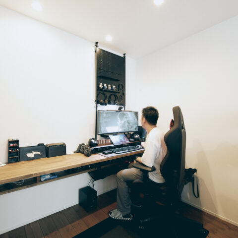 仲良し家族がつながる、共有スタイルの二世帯住宅