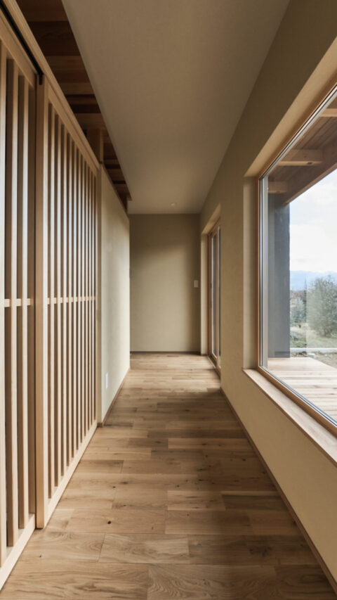 心地よく暮らす、つかず離れずの和モダン二世帯住宅