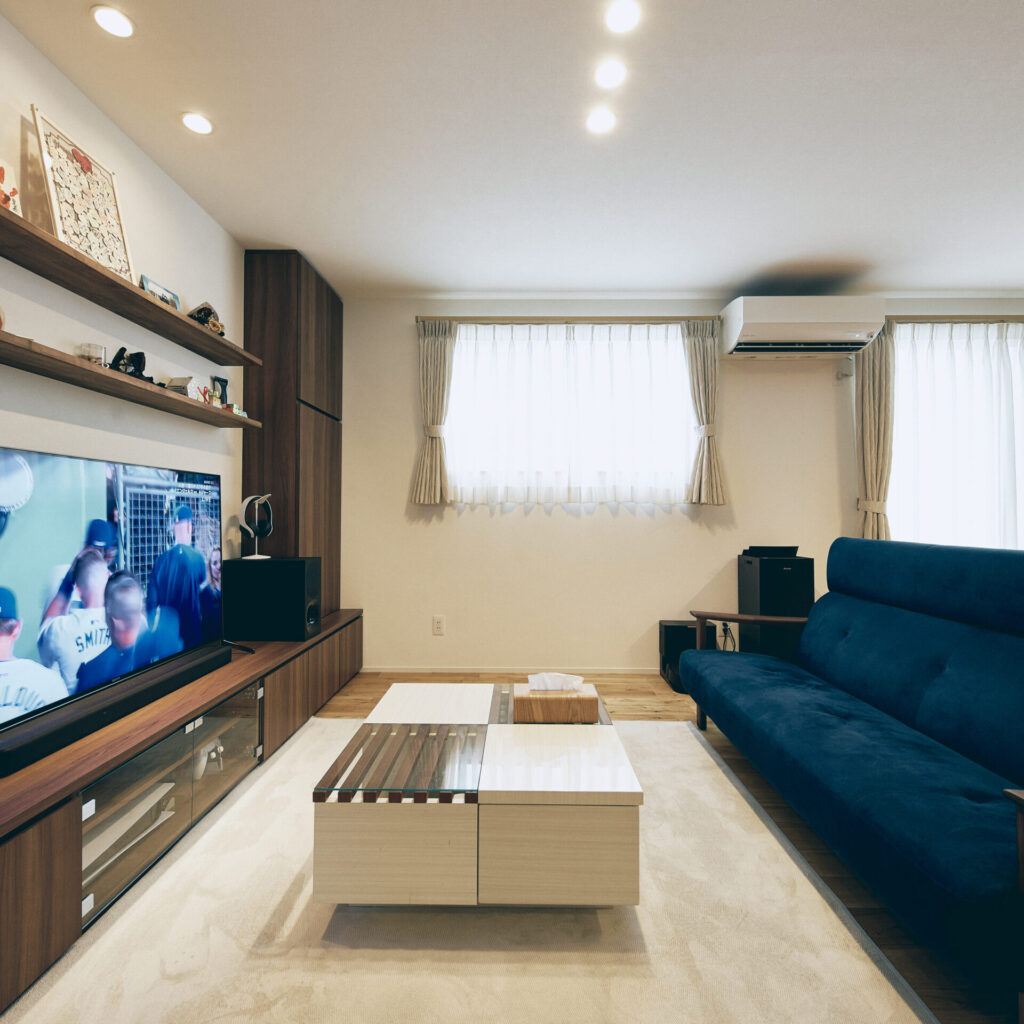 仲良し家族がつながる、共有スタイルの二世帯住宅