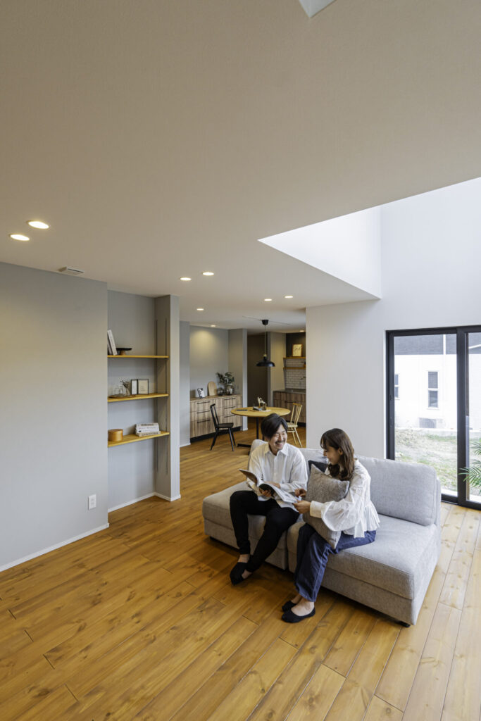 暮らしも遊びも楽しむ、夫婦の理想が詰まった3LDKの家