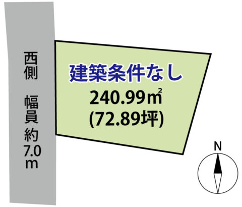 長野市川中島町上氷鉋　単区画