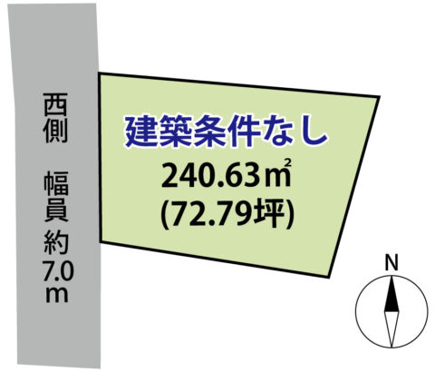 長野市川中島町上氷鉋　単区画